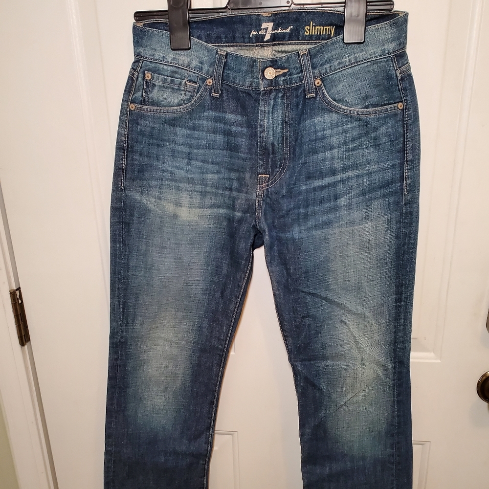 7 for All Mankind Men's Slimmy 29W/27.5L